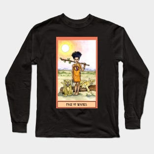 Page of Wands Long Sleeve T-Shirt